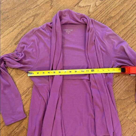 Coldwater Creek, size large/14 lavender cover up - Picture 6 of 10